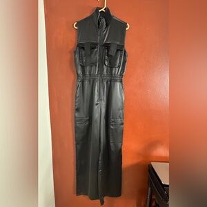 Black Sleeveless Jumpsuit